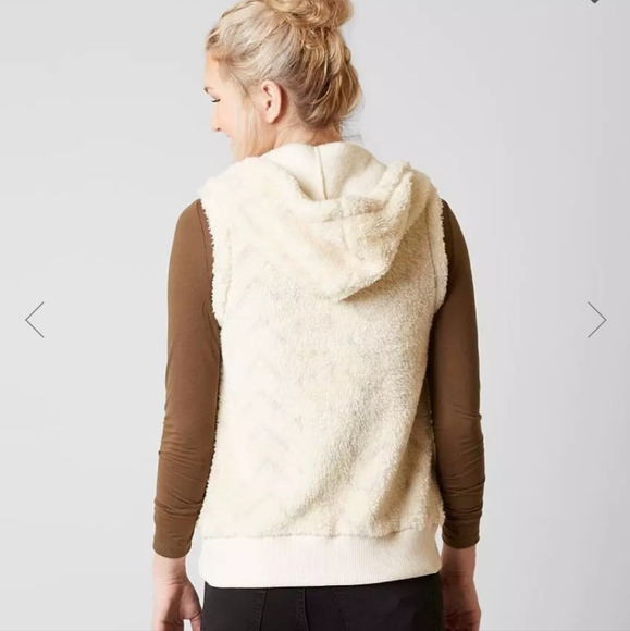 LIKE NEW! Billabong from Buckle Side By Side Zip Up Hooded Vest ~Size S~ - Picture 2 of 13